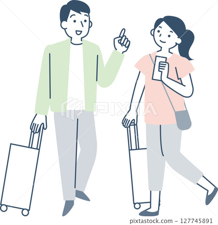 一對夫婦去旅行 127745891