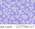 Seamless background material of moss phlox 127746117