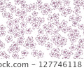 Seamless background material of moss phlox 127746118