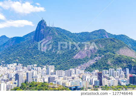 Christ the Redeemer on Corcovado mountain Rio de Janeiro Brazil. 127746646