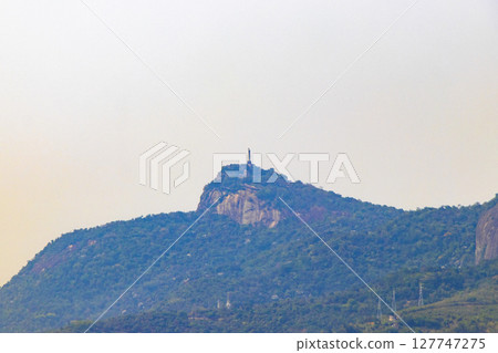 Christ the Redeemer on Corcovado mountain Rio de Janeiro Brazil. Christ the Redeemer on Corcovado mountain Rio de Janeiro Brazil. 127747275
