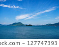 Spectacular view of Hyotan Island and the Seto Inland Sea from Omishima | Relaxing scenery of the blue sea and islands 127747393