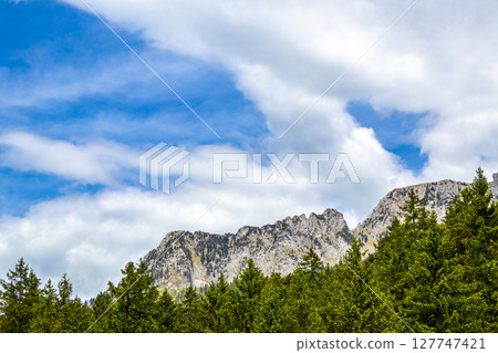 Saeugling mountain range and alpine hill peak Tyrol Austria. Saeugling mountain range and alpine hill peak Tyrol Austria. 127747421