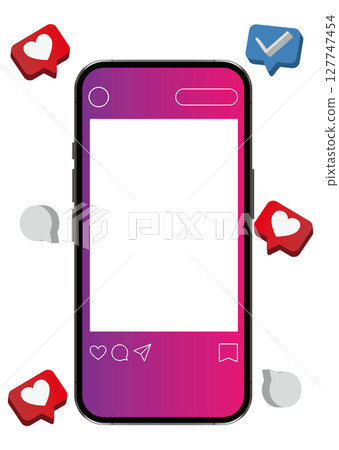 智慧型手機和SNS影像 127747454