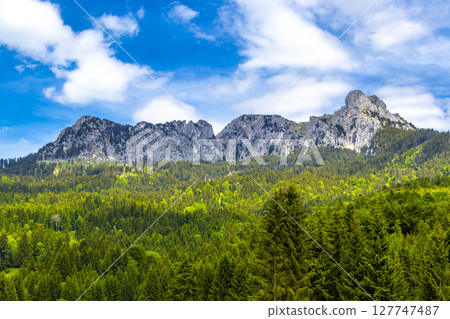 Saeugling round mountain and alpine hill peak Tyrol Austria. 127747487