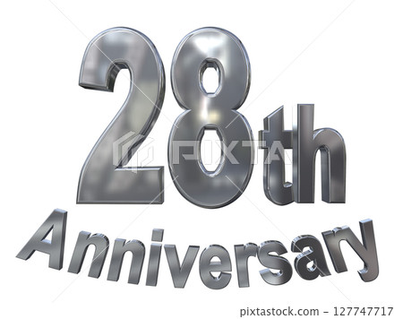 3DCG text "28th Anniversary/28th Anniversary Mark Sparkle" 3DCG text "28th Anniversary/28th Anniversary Mark Sparkle" 127747717