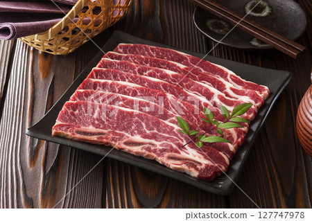 帶骨和牛肋排 帶骨和牛肋排 127747978