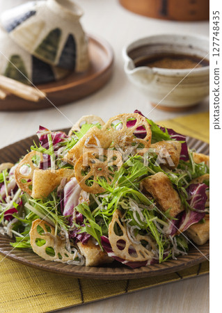 Japanese style salad Japanese style salad 127748435