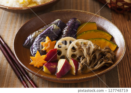 秋季蔬菜炒浸泡 127748719