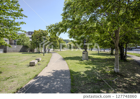 Oita Station Square in downtown Oita 127748860