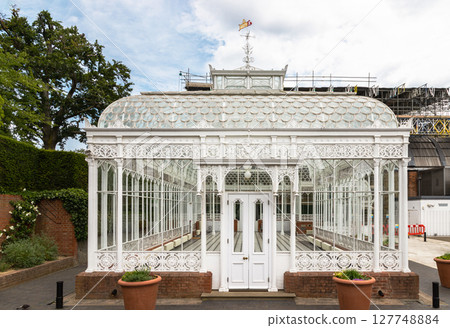 This cast iron and glass structure of the Grade II listed Victorian Conservatory. This cast iron and glass structure of the Grade II listed Victorian Conservatory. 127748884