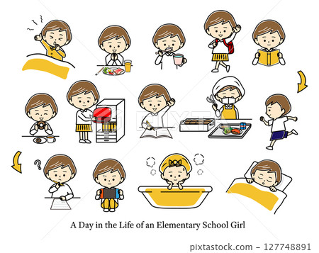 一組小學生日常生活照 127748891
