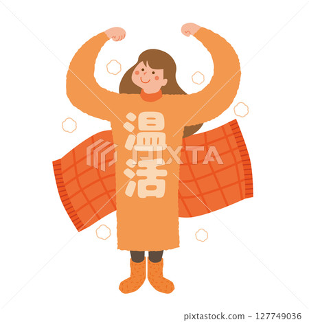 注重溫暖的女性 注重溫暖的女性 127749036