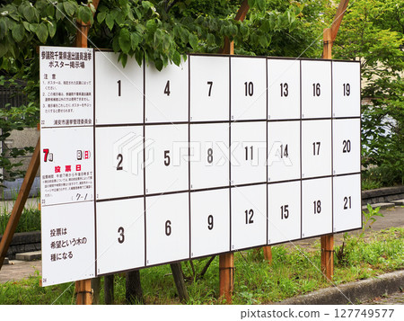 千葉縣眾議院議員選舉海報佈告欄 127749577