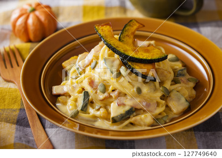 南瓜義大利麵 127749640