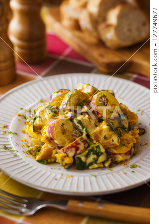 南瓜地瓜沙拉 南瓜地瓜沙拉 127749672