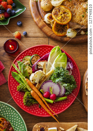 烤沙拉/聖誕形象 127749810