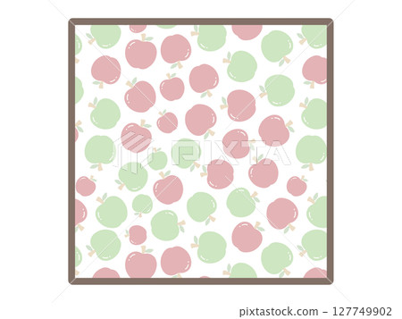 Apple square frame Apple square frame 127749902