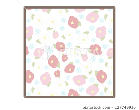 山茶花方形鏡框 山茶花方形鏡框 127749936