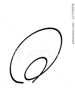 Handwritten double circle mark with marker Handwritten double circle mark with marker 127749976
