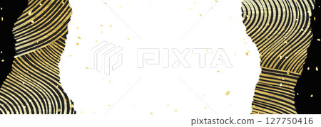 Japanese paper style illustration background material 127750416