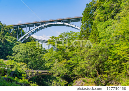（宮崎縣）高千穗峽：神橋、高千穗橋 127750468