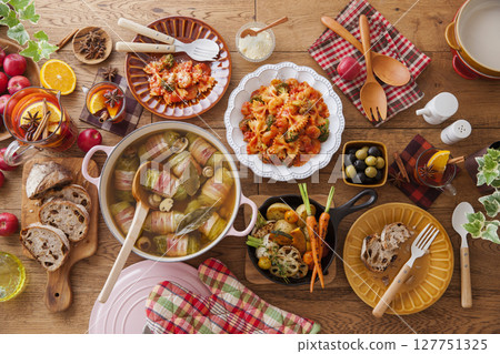 休閒冬季晚餐 休閒冬季晚餐 127751325