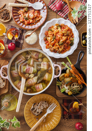 休閒冬季晚餐 休閒冬季晚餐 127751327