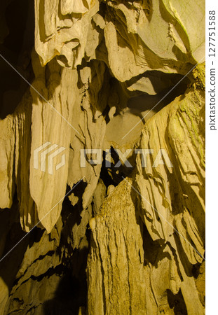 Stalactites in Trung Trang Cave. 127751588