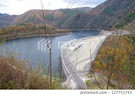View of Nukui Dam in Akiota Town 127751743