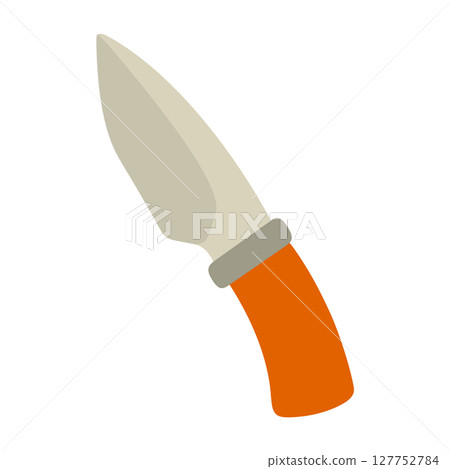 Cartoon Camping Knife Icon Cartoon Camping Knife Icon 127752784