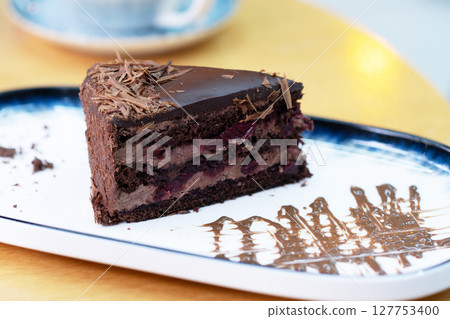 Chocolate cake, sweet tasty bakery 127753400