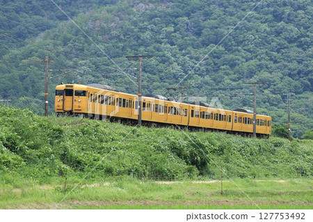 [JR West] 113 series 2000 series (Sanyo Main Line: Kamigori - Mitsuishi) 127753492