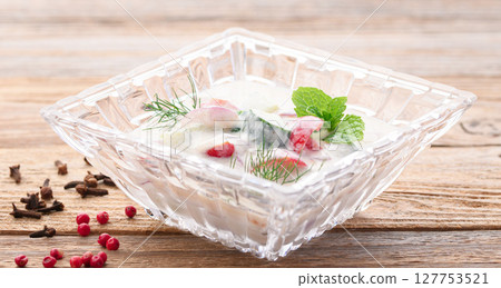 黃瓜番茄酸奶沙拉（印度風味優格沙拉） 127753521