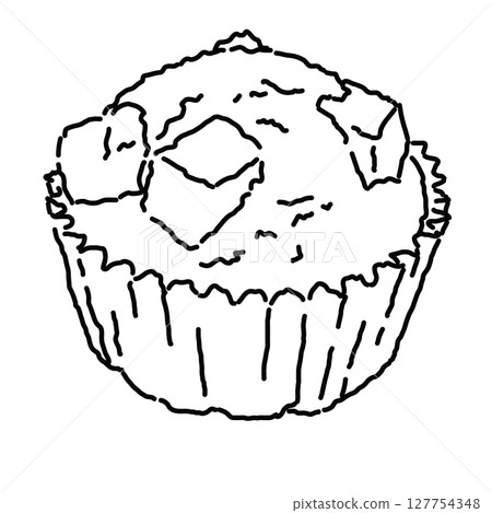 Chico Muffin 的簡單線條繪圖插圖 127754348