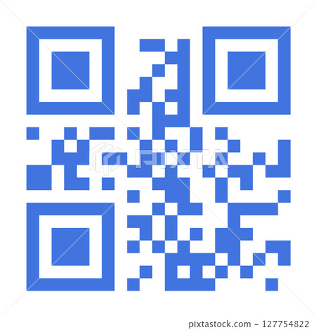 Sample material for QR code-style designs - A sample of a 2D code with a border on a white background | 21 cells Sample material for QR code-style designs - A sample of a 2D code with a border on a white background | 21 cells 127754822