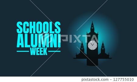 Celebrate Connections During Schools Alumni Week, design templet Celebrate Connections During Schools Alumni Week, design templet 127755010