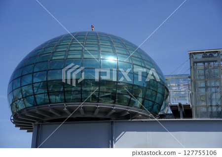the bubble at turin lingotto old industrial building 127755106