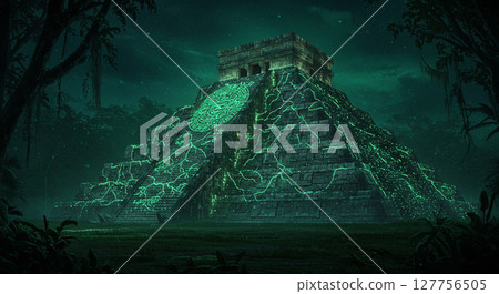 瑪雅遺址：奇琴伊察的神秘發光體 127756505