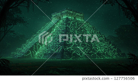 瑪雅遺址：奇琴伊察的神秘發光體 127756506