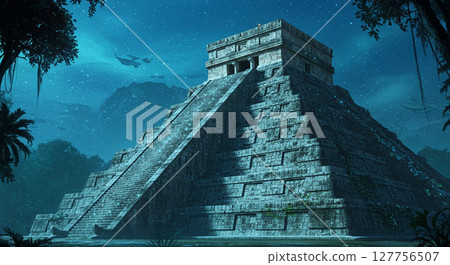 瑪雅遺址：奇琴伊察的神秘發光體 127756507