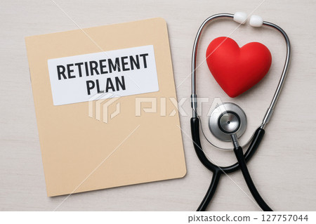 Retirement planning involves insurance and healthcare considerations to ensure secure future with proper financial and medical support for comfortable life after work Retirement planning involves insurance and healthcare considerations to ensure secure future with proper financial and medical support for comfortable life after work 127757044