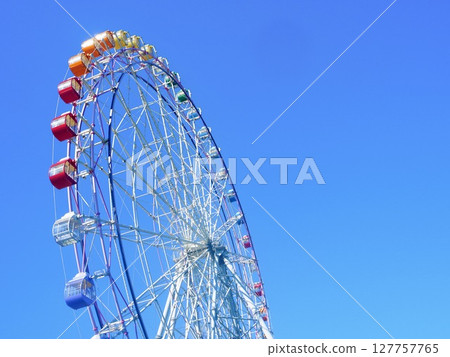 在藍天發光的弗累斯大轉輪 127757765