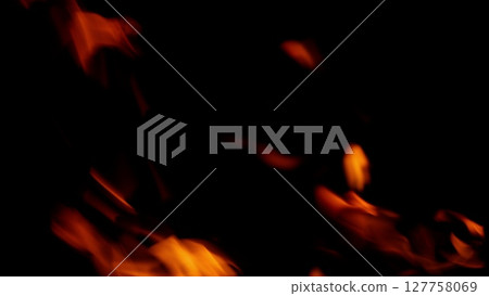 Dynamic Flames in Darkness Captivating Fire Patterns that Ignite the Imagination and Emotions 127758069