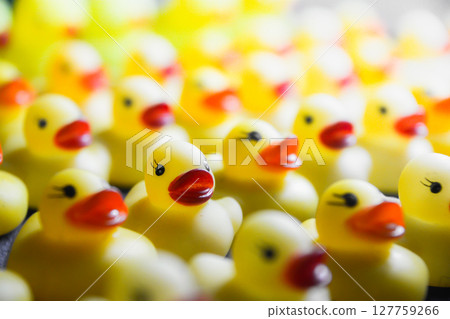 Delicate and psychological images expressed through children's toys 127759266