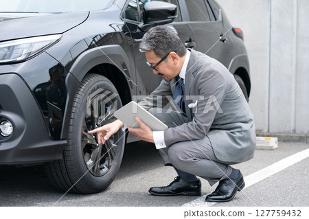 汽車經銷商檢查評估 127759432