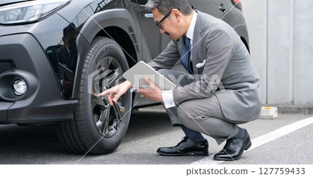 Car dealer inspection assessment Car dealer inspection assessment 127759433