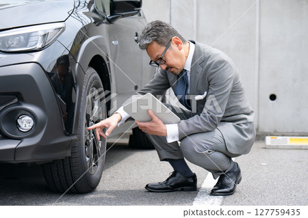 汽車經銷商檢查評估 127759435