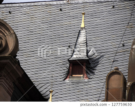 Ancient Heidelberg medieval castle in Germany 127759630