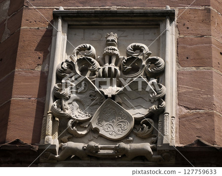 Ancient Heidelberg medieval castle in Germany Ancient Heidelberg medieval castle in Germany 127759633